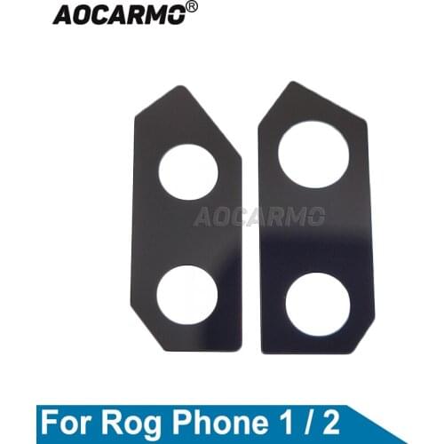 Aocarmo For ROG Phone 1 2 II ZS660KL ZS600KL Rear Back Camera Lens Replacement Part