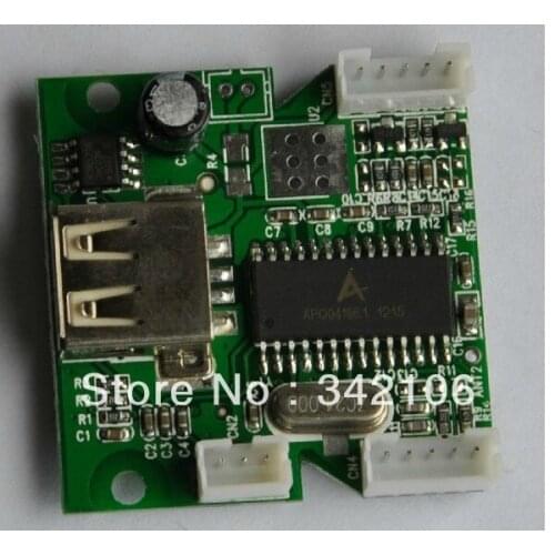 Free Shipping! 10pc S-210 MP3 decoder board SD card decoder decodes 5V