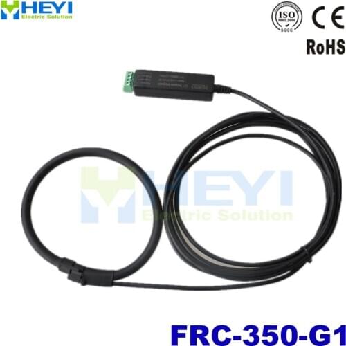 Black-colored Split Core CT Input : 1~2000A Output : 333mV FRC-350-G1 flexible rogowski coil ct rope