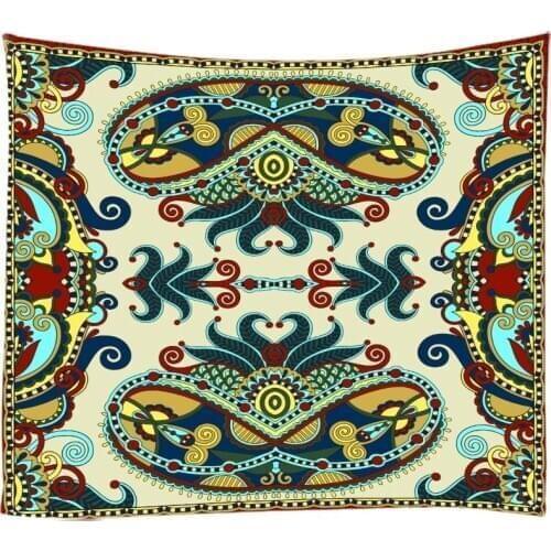 Ethnic Style National Customs Tapestry Wall Hanging Cloth Bed Spread Beach Towel Table Cloth House Decoration Living Room Deco