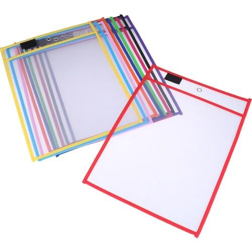 Puzzle Toys Can Be Reused With PVC Transparent Dry Brush Bag PET Writing Dry Wipe Bag Drawing Toy For Children Adult