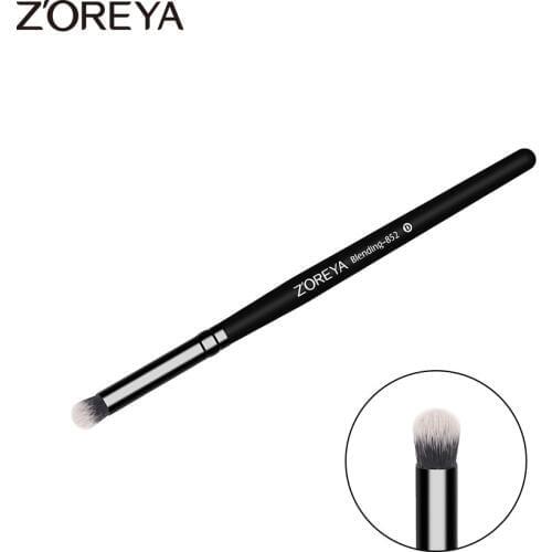 ZOREYA Brand Eye shadow Blending Makeup Brush Classic Black Wooden Handle Soft Synthetic Hair Cosmetic Brushes For Beauty