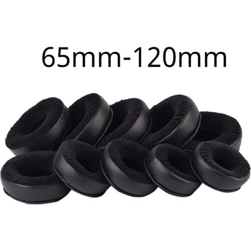 3D Round Earpads 70mm 75mm 80mm 85mm 90mm 95mm 100mm 110mm Replacement Ear Pads Round Headphone Cushion Cover Earmuffs