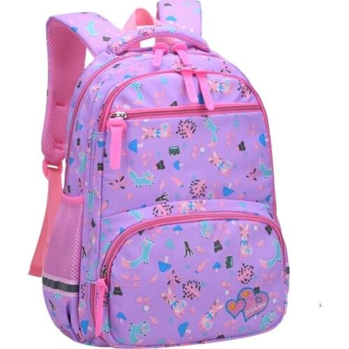 Cute Primary School Backpacks Girls School Bags Kids Bookbags Waterproof Nylon Schoolbags Children Shoulder Bags Mochila