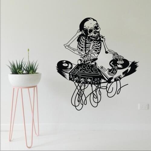 Wall Decal Vinyl Sticker DJ Electronic Rave House Techno EDM Electronic Music Mix remix Wall Decor Art Design Wallpaper