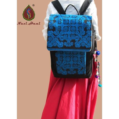 Naxi.Hani Women's Blue Backpacks