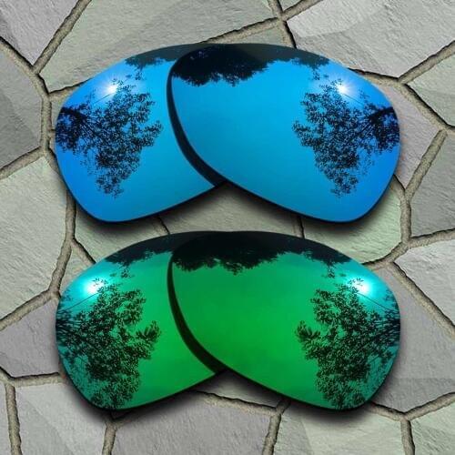Sky Blue&Jade Green Sunglasses Polarized Replacement Lenses for Oakley Crosshair 2012