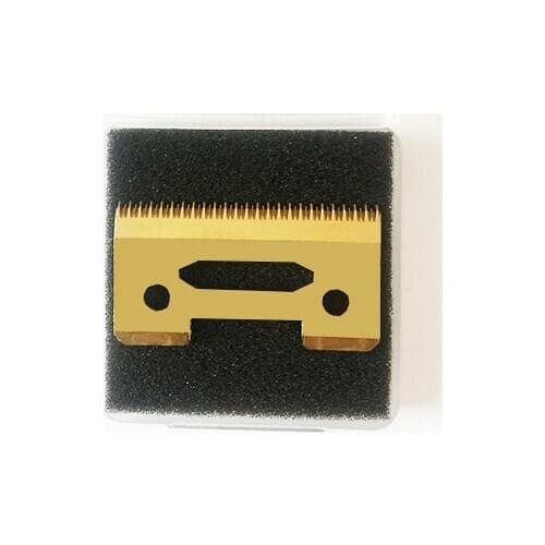 New arrival 10pcs/lot stagger tooth magic clipper trimmer blade with box package(gold)