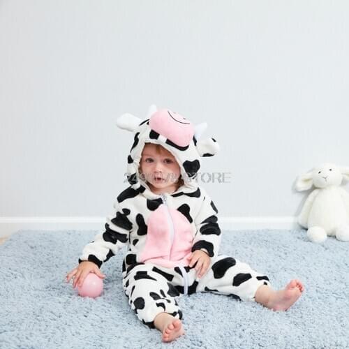Boys Girl Sleepwear Good Quality Jumpsuit Pajamas Kids Soft Bathrobe Pajamas Baby Robe Cartoon Hoodies Childrens Clothing
