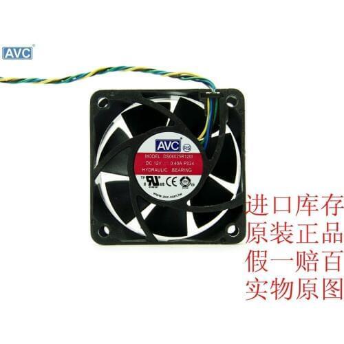 Original For AVC DS06025R12M 6025 60mm 6cm DC 12V 0.40A server inverter axial cooling fans