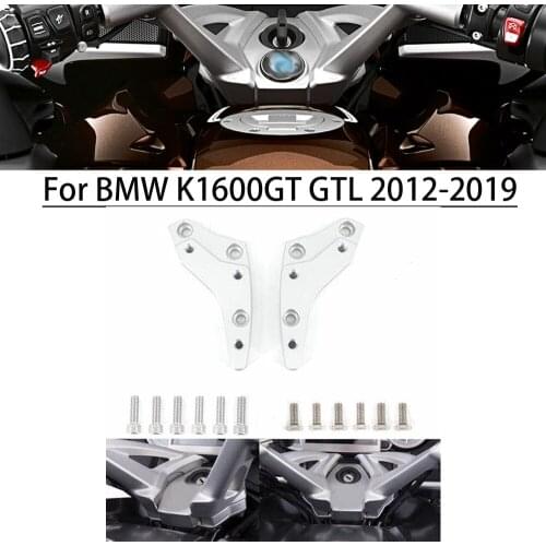 For BMW K1600GT K1600GTL K1600 K 1600 1600GT GTL 2012-2019 Motorcycle Aluminum Alloy Handlebar Risers 18mm Height up Adapters
