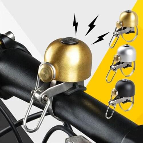 Loud Sound Retro Bicycle Bell Q - Shaped Clear Sound Alarm Bell for Mountain Bike Road Bike Classic Cycling Bike Vintage Bell