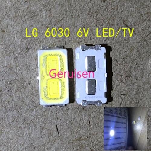 For LG LED TV Application LED Backlight High Power LED LCD TV Backlight 1W 6V 6030 Cool white TV Application LATHT420M 2000PCS