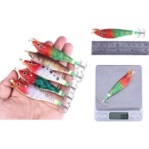 Luminous Fishing Lures Reusable Round Belly Squid Baits Durable Fishing Accessories for Outdoor Lake Sea B99