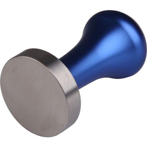 Eworld High Quality Stainless Steel 51mm 57.5mm Coffee Tamper Barista Espresso Coffee Maker Grinder Handmade Hot Sale Blue Black