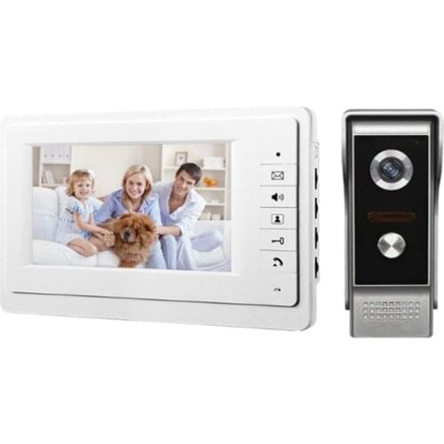 Video Door Phone For Villa Outdoor Intercom Night Vision 7inch Indoor Monitor Waterproof Doorbell Camera 1v1 Intercom System