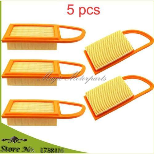 5 pcs Air Filter Fit Stihl Blower 4282-141-0300, BR 500, 550, 600, BR500, BR550 BR600 4282-141-0300