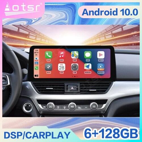 12.3'' 128G Android 10 For Honda Accord 2018 2019 2020+ Car Radio Multimedia Video Player Navigation Stereo GPS HeadUnit No 2din