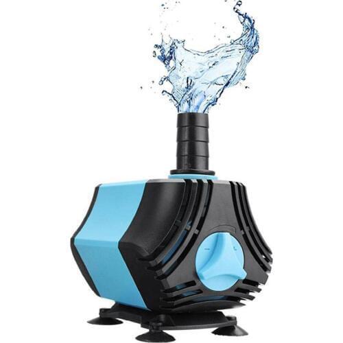 Aquarium Pump, 650L/H (170Gph 10W) Submersible Water Pump, Ultra Quiet Waterproof Fountain Pump With Two Nozzles For Fish
