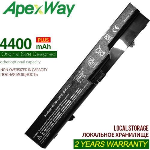ApexWay 4400mAh аккумулятор для ноутбука 620 battery for hp probook 4525s 4320s For HP 420 425 4320t 620 625 HSTNN-CB1A HSTNN-CB