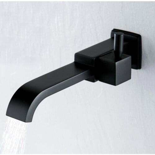 Bidcock Faucet Black Taps Bathroom Mop Faucet Washing Machine Faucet Outdoor Faucet For Garden