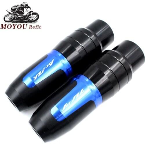 For Yamaha YZF-R1 YZFR1 YZF R1 R1M R1S YZF-R1M Motorcycle CNC Frame Crash Pads Exhaust Sliders Crash Protector With logo
