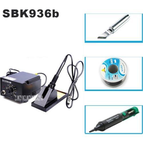 SBK936b Household Electric Iron Soldering Welding Station Portable Temperature Control Soldering Station 220V 40W 200~480 Degree