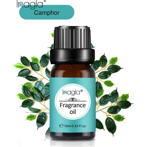Inagla Camphor Fragrance Essential Oils 10ml Pure Plant Fruit Oil For Aromatic Aromatherapy Diffusers Ylang Ylang Citronella Oil