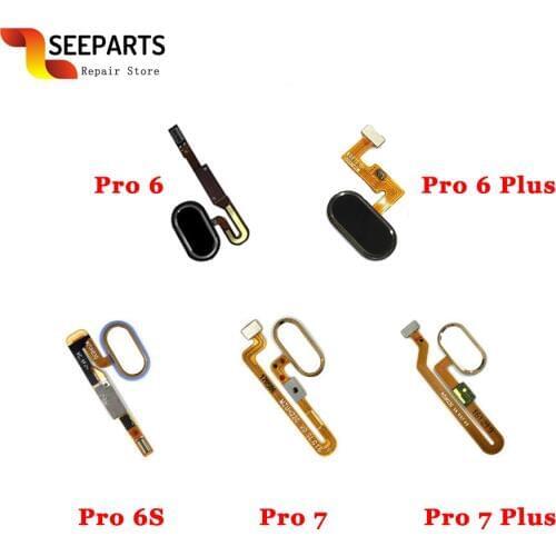 Meizu Pro 6/6s Home Button Flex Cable Recognition Sensor Pro 6 Plus Fingerprint Button Key Repair Part Pro 7/7 Plus Fingerprint
