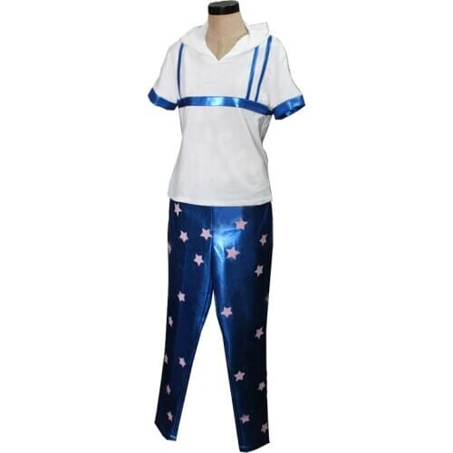JoJos Bizarre Adventure Johnny Joestar suit Cosplay costume Halloween Carnaval New Years Christmas Costume with hat