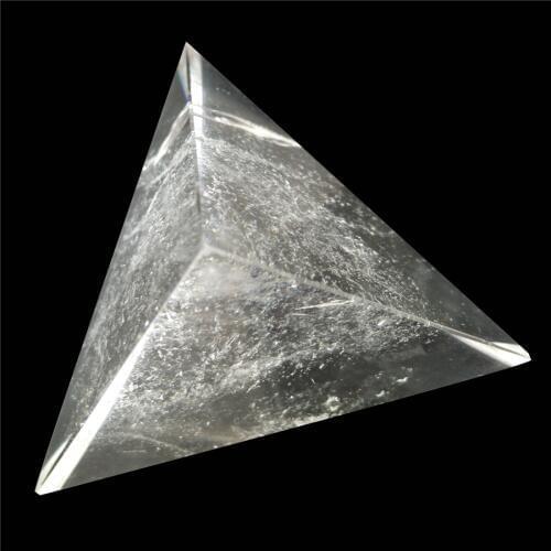 Tetrahedron Crystal Pyramid Stone Stones Crystals Pyramide Wicca Cristal Islande Pierre Naturelle Cristaux Healing Home Decor