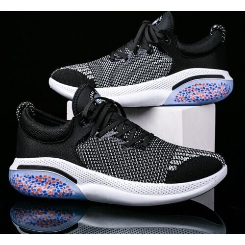 Breathable Mesh Men Vulcanize Shoes Autumn Thick Soles Couples Hiking Shoes Non-slip Walking Men Flats Sneakers Running Shoes