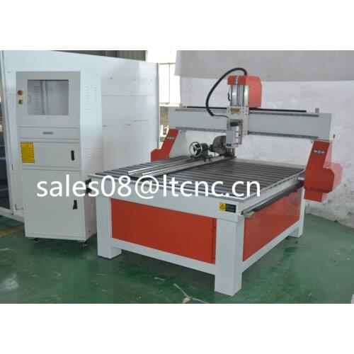 LT-1212 wood cnc router,small woodworking 3.5kw air-cooled spindle,4 axis cnc machine price
