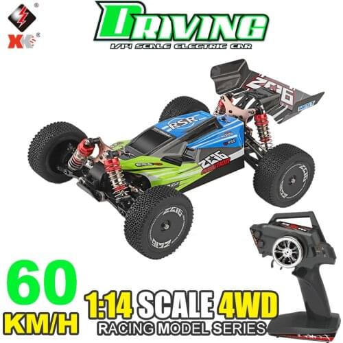 1/14 RC Car Wltoys XKS 144001 60km/h High Speed 2.4GHz RC Buggy 4WD Racing Off-Road Drift Car RTR Remote Control Toys For Kids