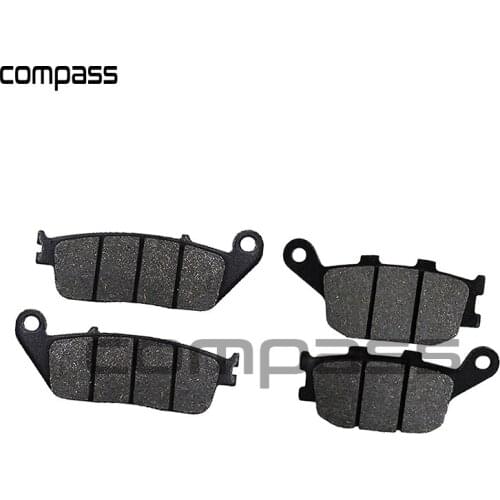 Motorcycle Front and Rear Brake Pads for HONDA VT 1300 Fury Non ABS 2010-2013 VT1300 Sabre Sateline 2011 2012 2013