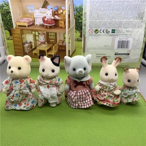 Geniune Sylvanian Families New unused without package, 5pcs