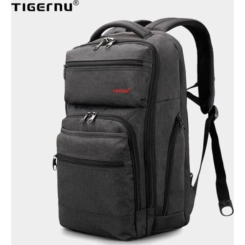 Tigernu Brand 15.6inch USB charging Men Backpack Women Anti theft Laptop Backpack Splashproof Large School Bag Male Mochila