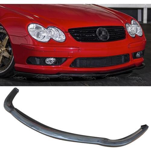 OLOTDI Factory Car Tuning Real Carbon Fiber Front Lip Bumper Spoiler Splitters For SL55