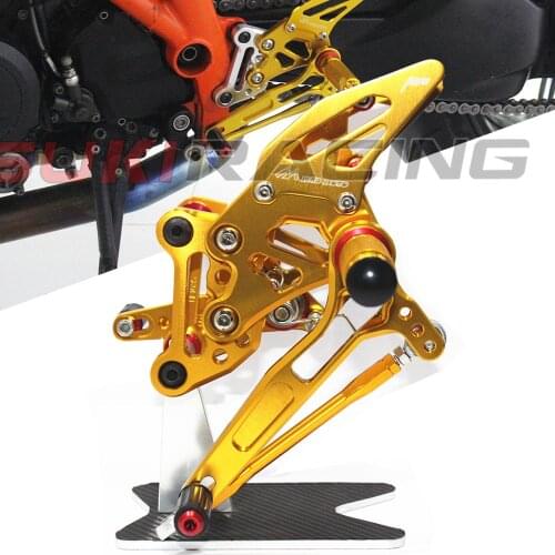 For KTM 1290 Super Duke R/GT 2014 2015 2016 2017 2018 2019 Adjustable Rearsets Footrests Foot Rest Pegs Motorcycle Accessories