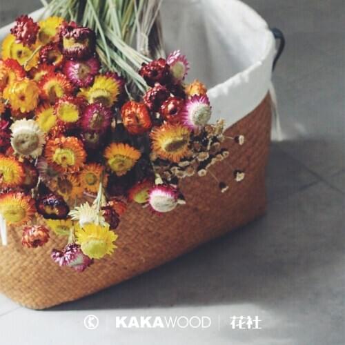 Nordic Art Dried Flower Colorful Chrysanthemum Handmade Dried Flower Gerbera Dried Flower Bag Small Daisy Dried Flower