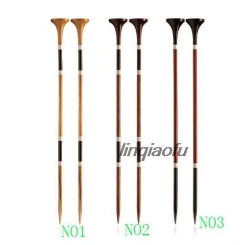 High Quality Single Point Two Pack Solid Wood Stick Needle (10 Inch Long)