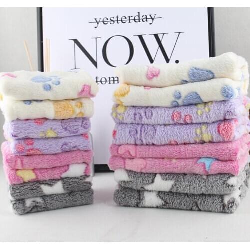 XXS XS S M Small Pets Mat Bed Coral Fleece Print Design Pet Puppy Dog Cat Mats Blanket Sleeping Bed Sofa Cover Pet Supplies