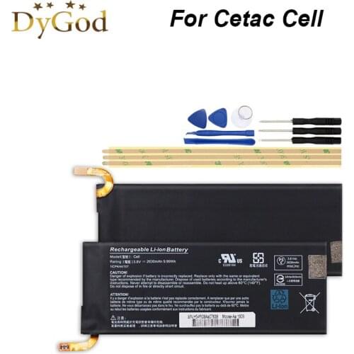 For Cetac Cell Battery 2630mAh Mobile Phone Replacement Backup Batteria Batterie For Cetac Cell AKKU+Tools