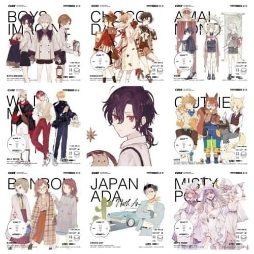 1Loop New Cube3 Chocoday Mistypoem Hawking Washi Tape Sample Boy Resttime Halloween