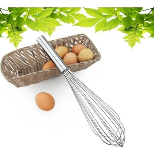 10/14/18/22inch Stainless steel Hand Whisk Manual Egg Beater Mixer Milk Cream Butter Mix Tool Large Stirring Kitchen Utensils