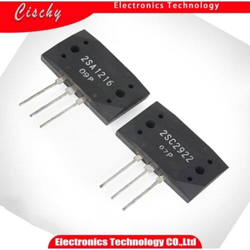 10pcs 2SA1216 2SC2922 (5pcs 2SA1216 5pcs 2SC2922)