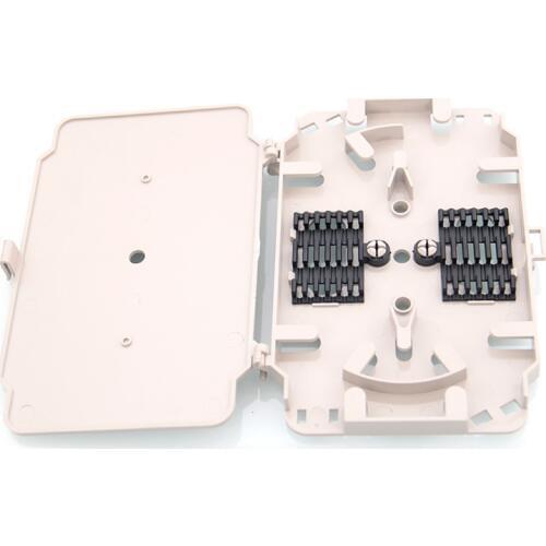 10PCS/packe 12cores fiber optic splice tray with ABS material Use FTTH Fiber Optic Termination Box fiber optic cable tray