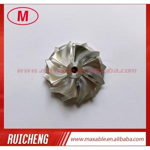 KP39/BV39 34.80/42.15mm 6+6 blades Reverse turbocharger billet/milling/aluminum 2618 compressor wheel