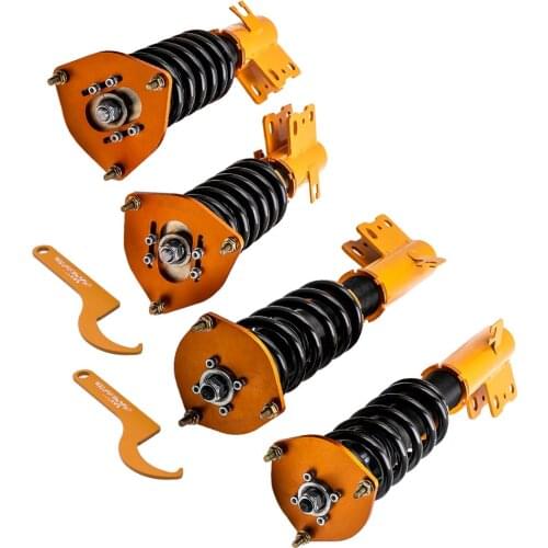 Adj. Height Shock Absorber Suspension For Subaru Forester SF 1997 1998 1999 2000 2001 2002 Coilover Coilovers Struts