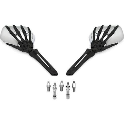 Brand new Skeleton Skull Hand Motorcycle Mirrors For Honda Gold Wing Goldwing 1200 1500 1800